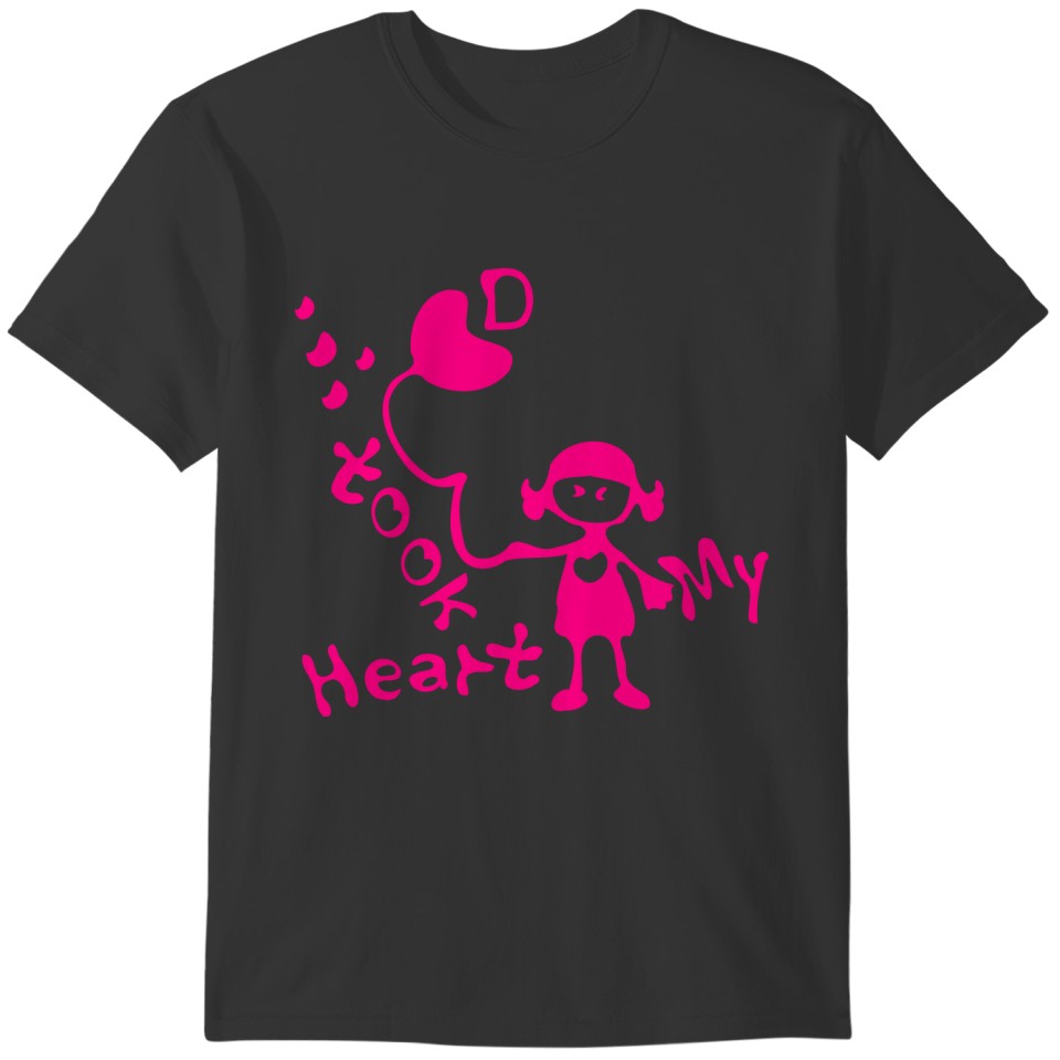 D took my heart txt girl T-shirt