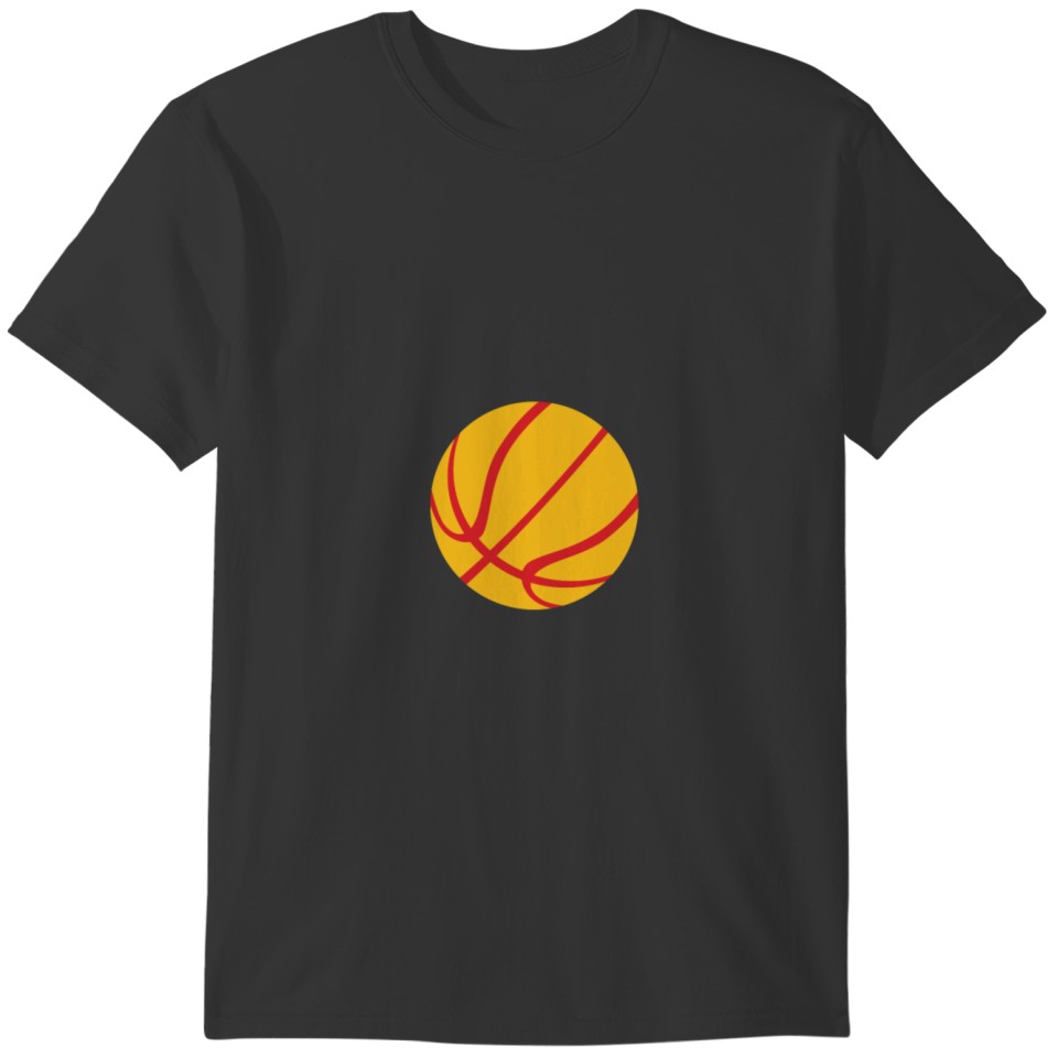 Basketball Ball Isolated Retro T-shirt