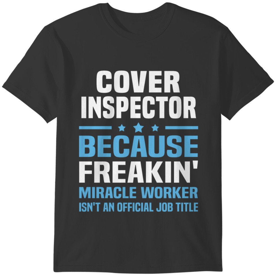 Cover Inspector T-shirt