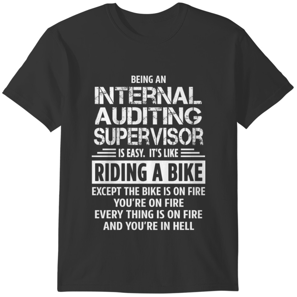Internal Auditing Supervisor T-shirt