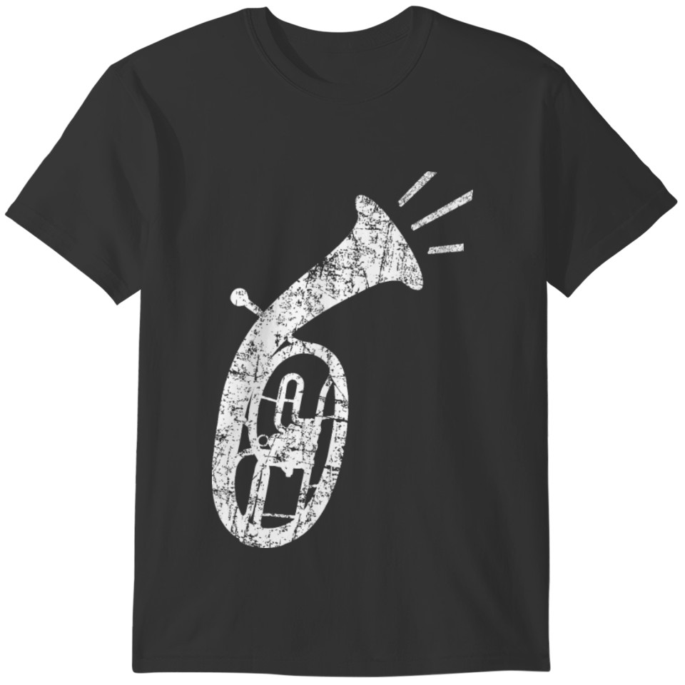 Alto Horn Tenor Horn (Vintage White) T-shirt