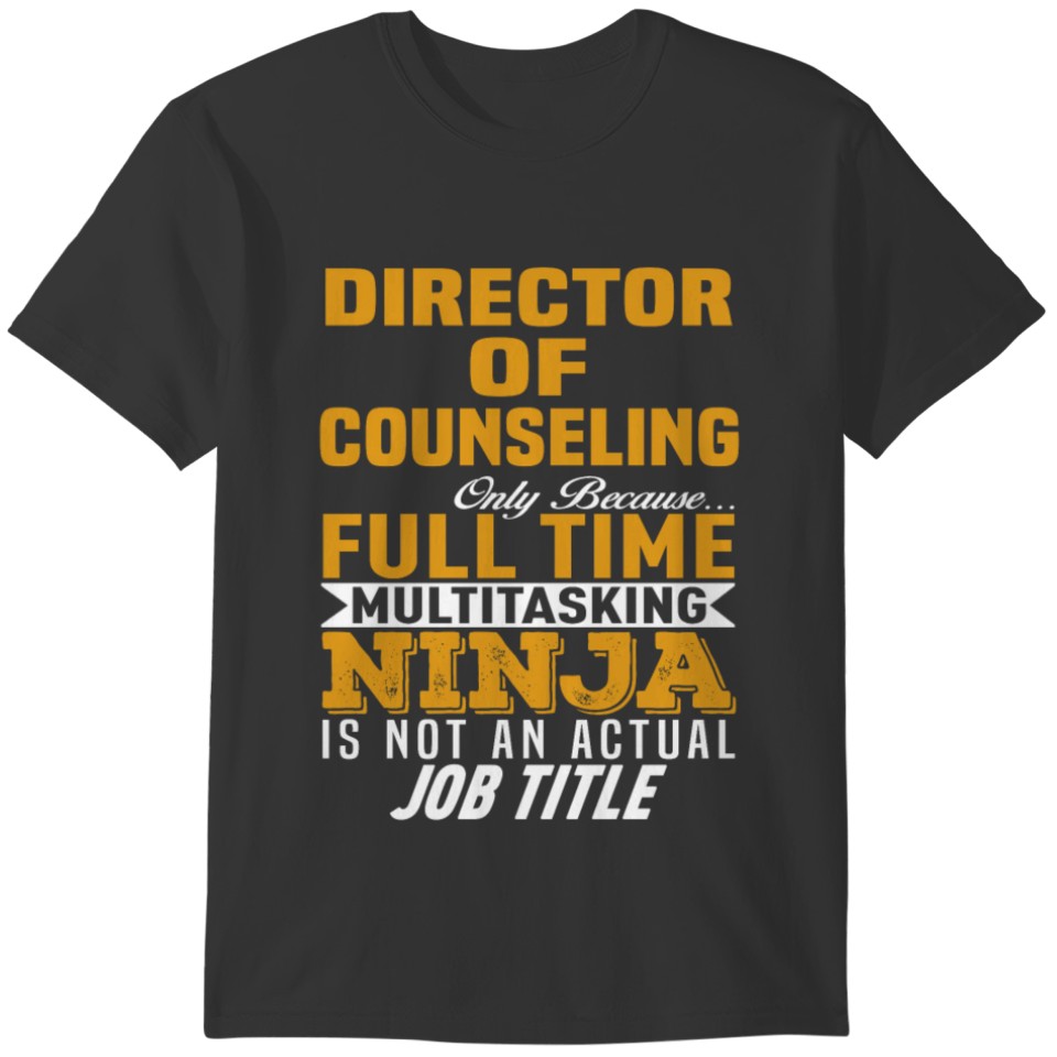 Director of Counseling T-shirt