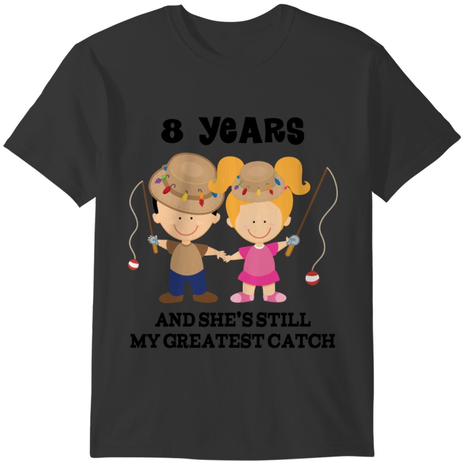 8th Anniversary Gift for Husband T-shirt