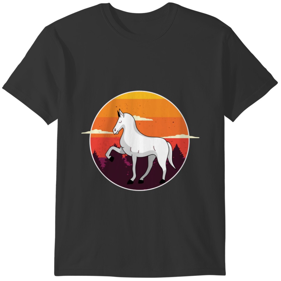 White Horse  For Horse Lovers T-shirt