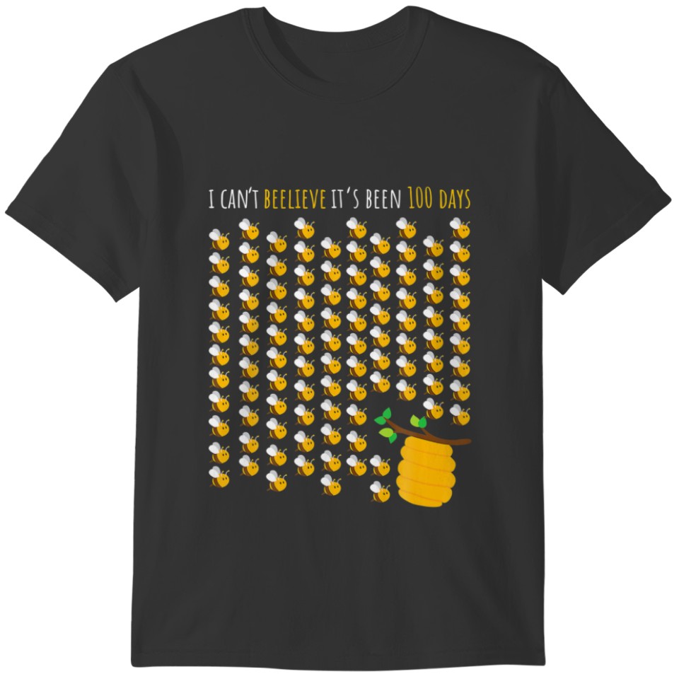 Bee Hive Tree 100 Days Of School Teacher T-shirt