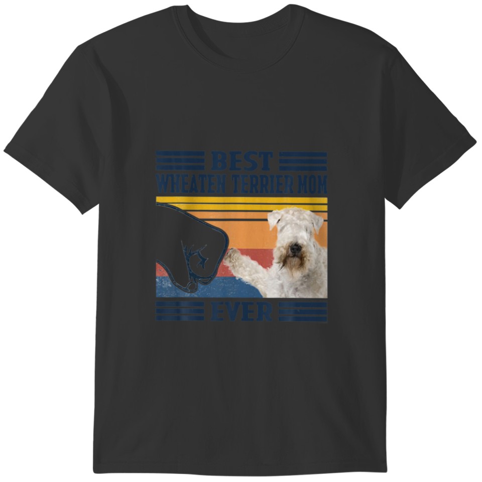 Best Soft Coated Wheaten Terrier Mom Ever Vintage T-shirt