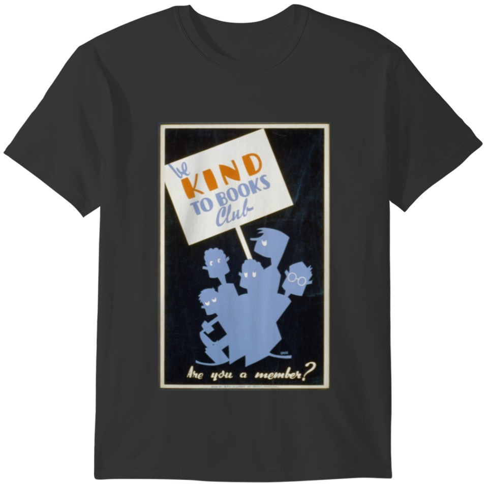 Vintage Be Kind to Books Club Women's V-Neck T-shirt