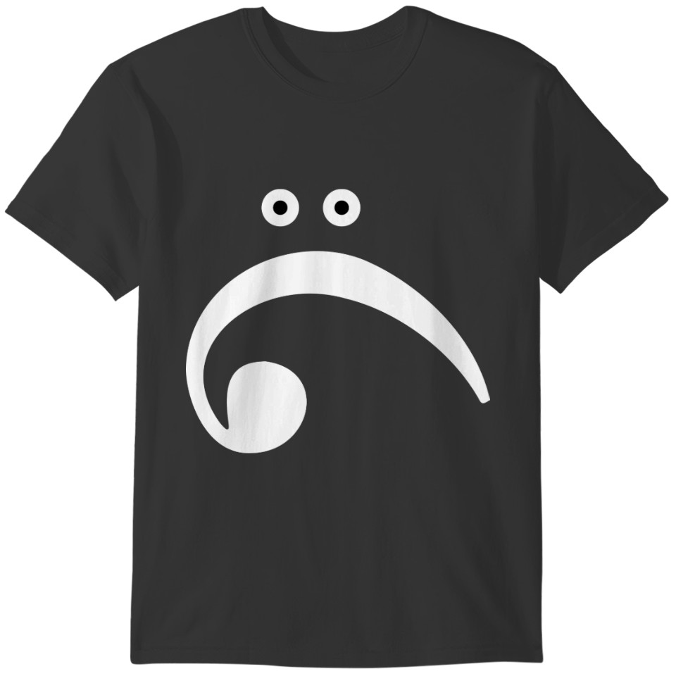 Sad Bass Clef T-shirt