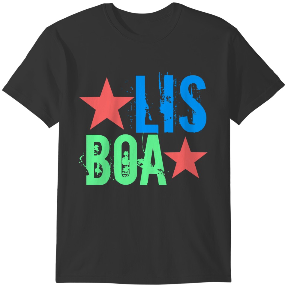 MODERN LISBOA TEXT DESIGN WITH STARS BABY T-shirt