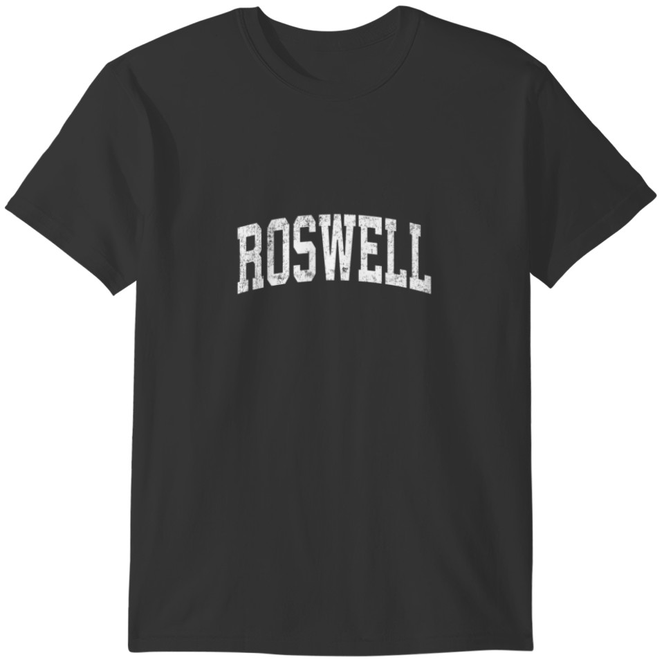 Roswell Georgia GA Vintage Athletic Sports Design T-shirt