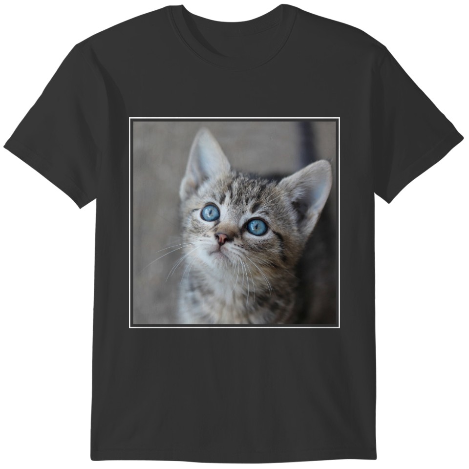 Cute Kitten In the Garden T-shirt