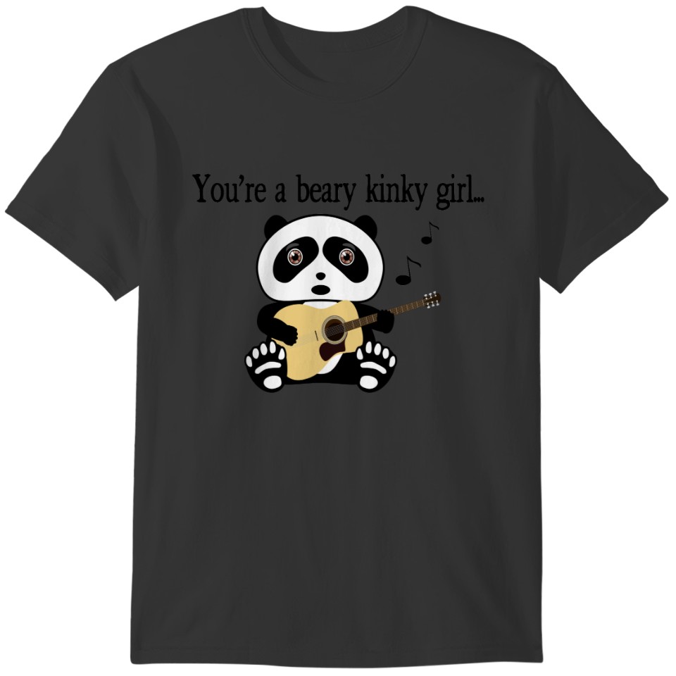 Panda Bear Rocks Out T-shirt