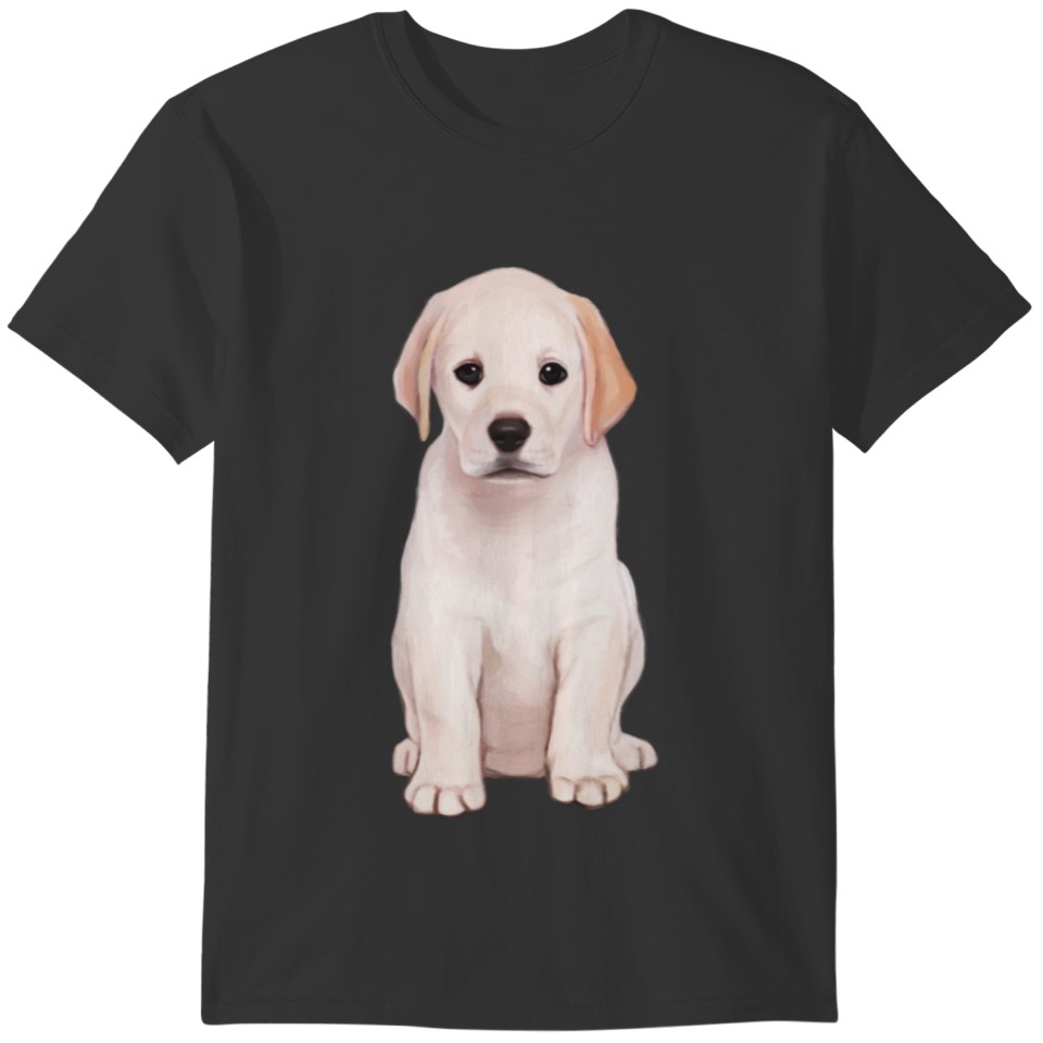 Yellow Labrador Puppy Polo T-shirt