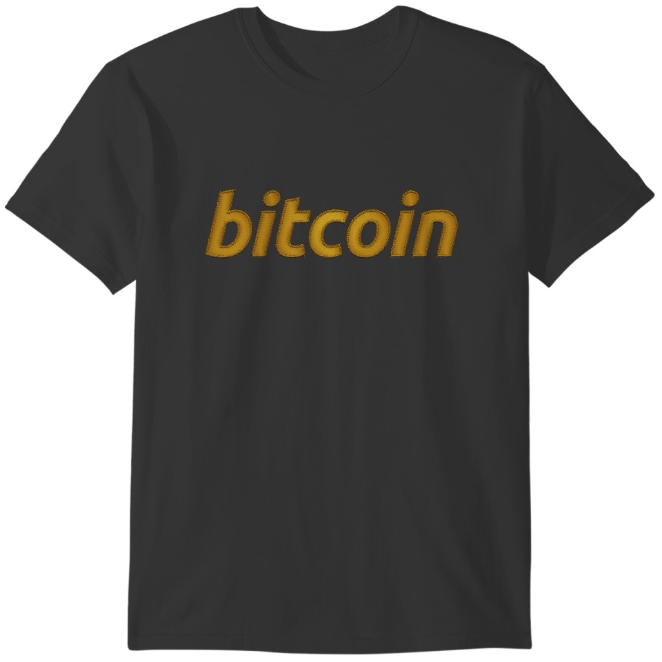Embroidered Bitcoin T-shirt
