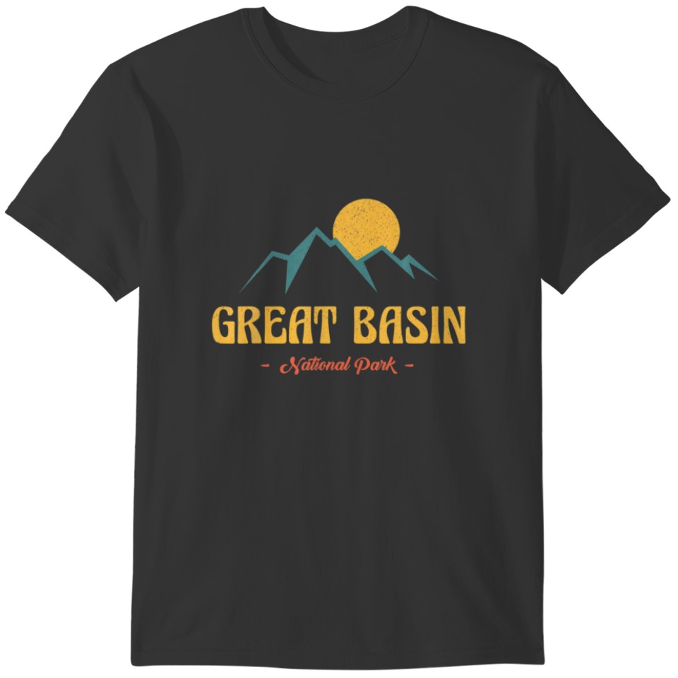 US Adventure Vintage Great Basin National Park Sou T-shirt