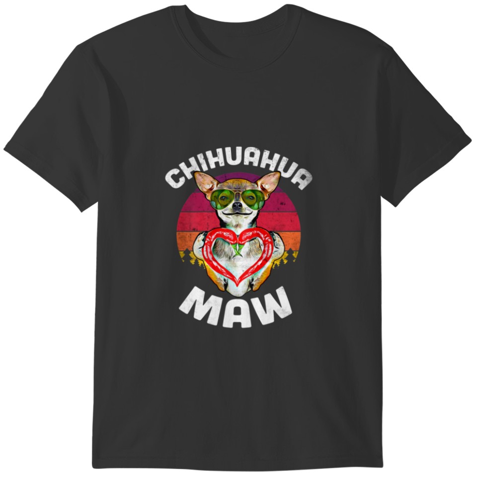 Chihuahua Dog Mini Pocket Design - Dog Lovers Gift T-shirt
