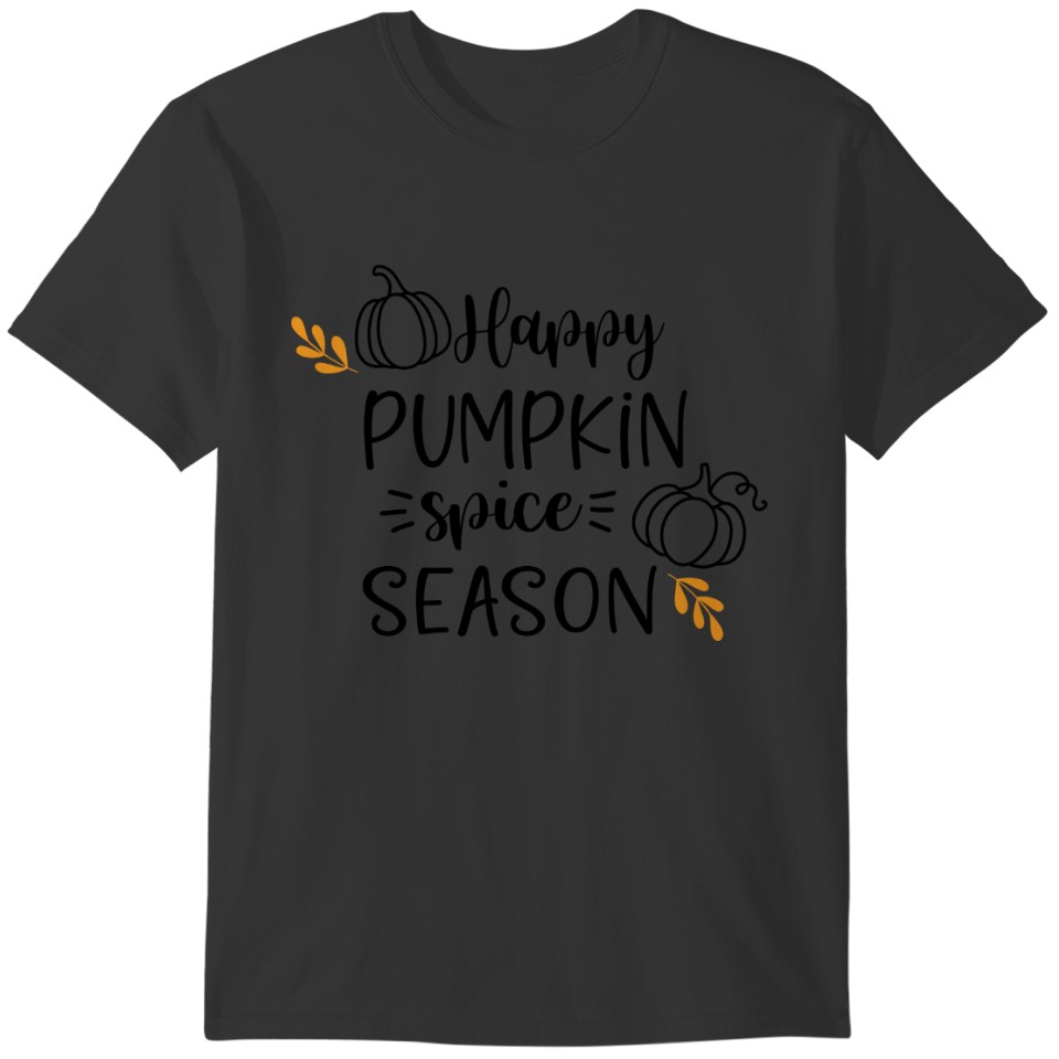 Happy Pumpkin spice Season word art T-shirt