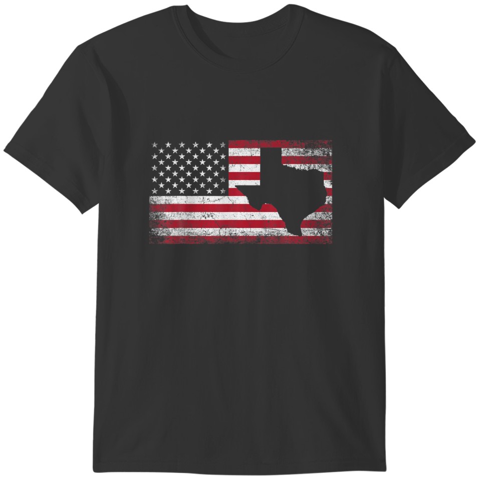 Texas 4Th Of July Gift American Flag USA - America T-shirt