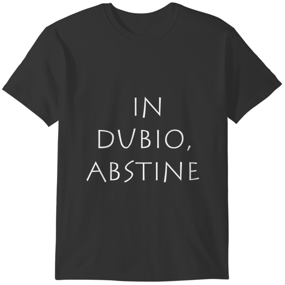 In dubio abstine sleeveless T-shirt