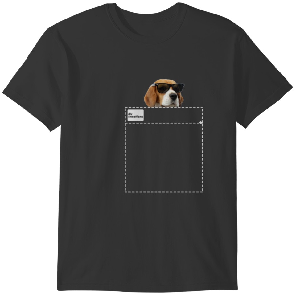 Beagle In Pocket T-shirt