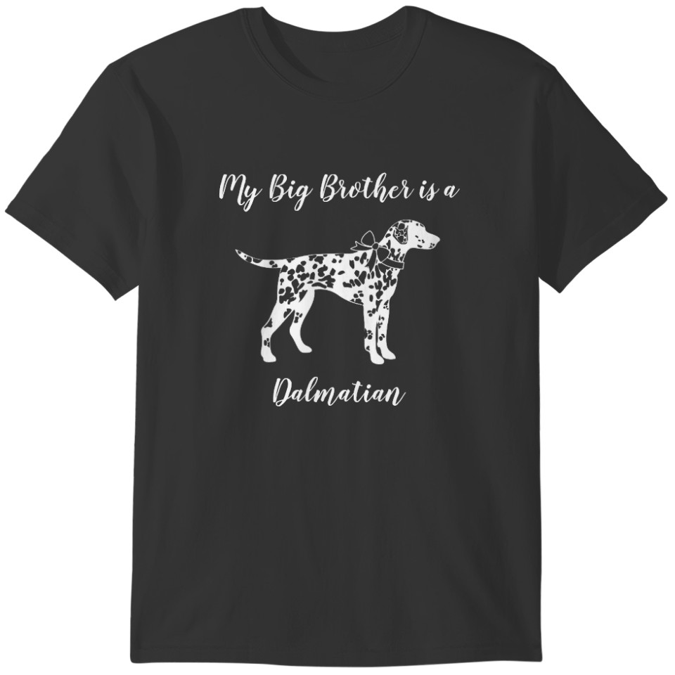 Dalmatian Dog Baby Shower Puppy Blue Boy T-shirt