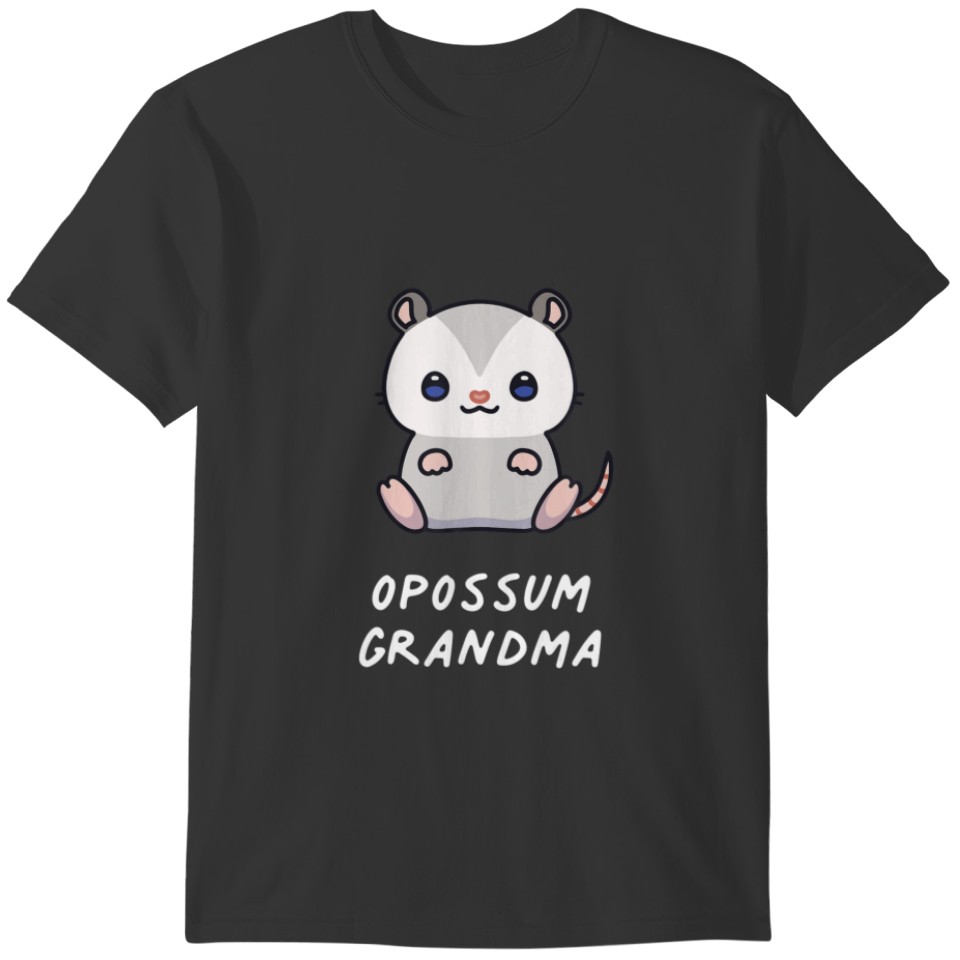 Opossum Grandma Cute Kawaii Lover Anime Aesthetic T-shirt
