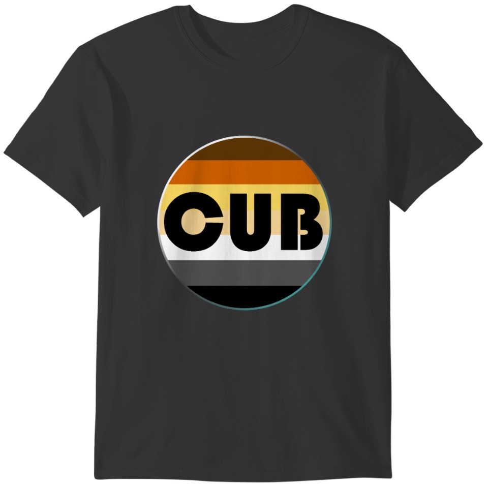 Bear Pride Rainbow Flag Circle Cub T-shirt
