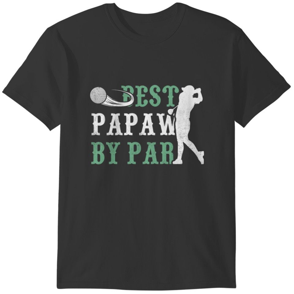 Best Papaw By Par Father's Day Gifts Golf Lover Plus Size T-shirt