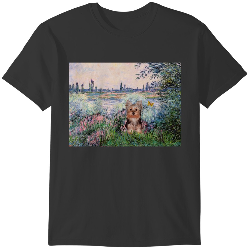 Yorkshire Terrier Puppy - By The Seine T-shirt