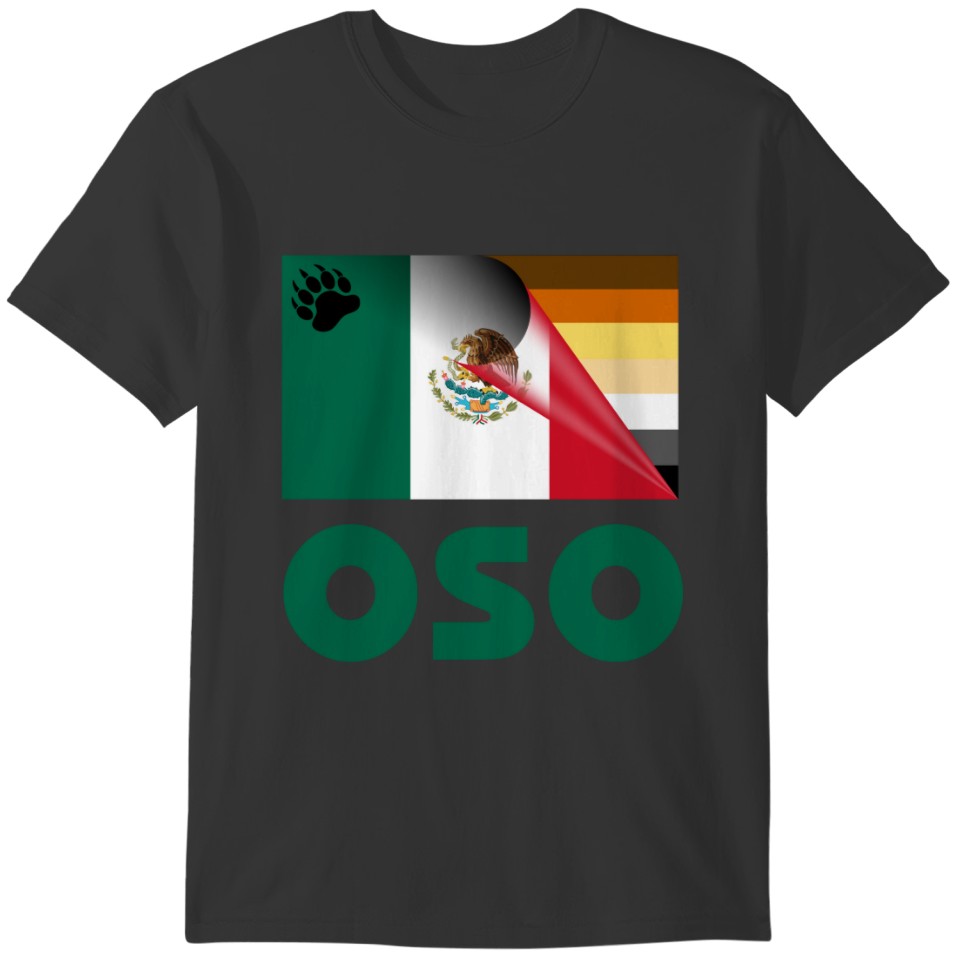 Bear Pride Mexican Flag Oso T-shirt