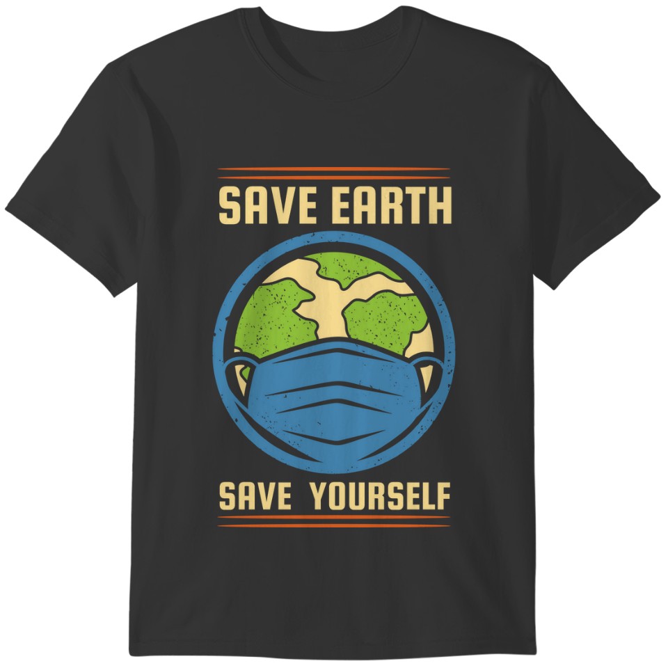 Save Earth Save Yourself happy earth day Plus Size T-shirt