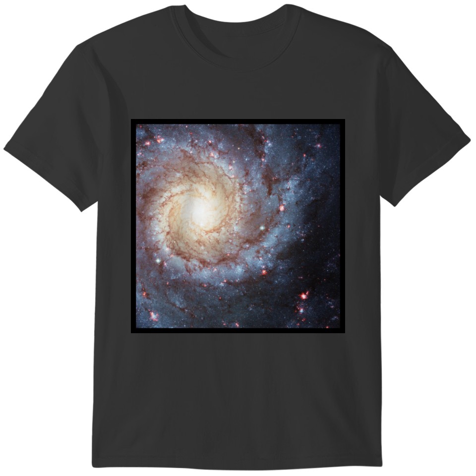Spiral Galaxy Messier 74 White Value T T-shirt