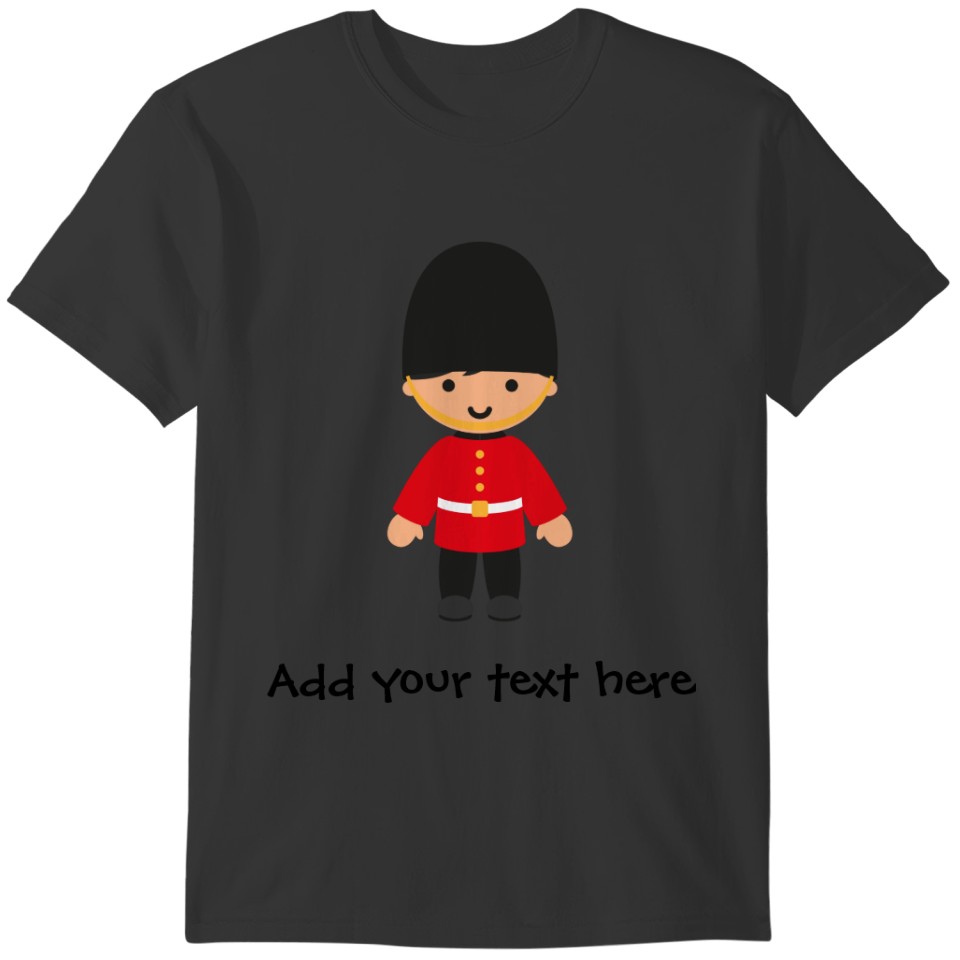 London Soldier (Black Hair) T-shirt