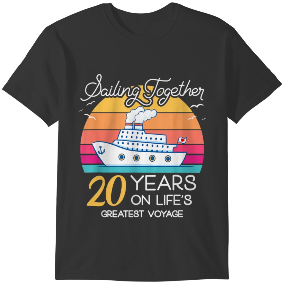 Married in 20 Years Wedding Anniversary Cruise-Rec T-shirt