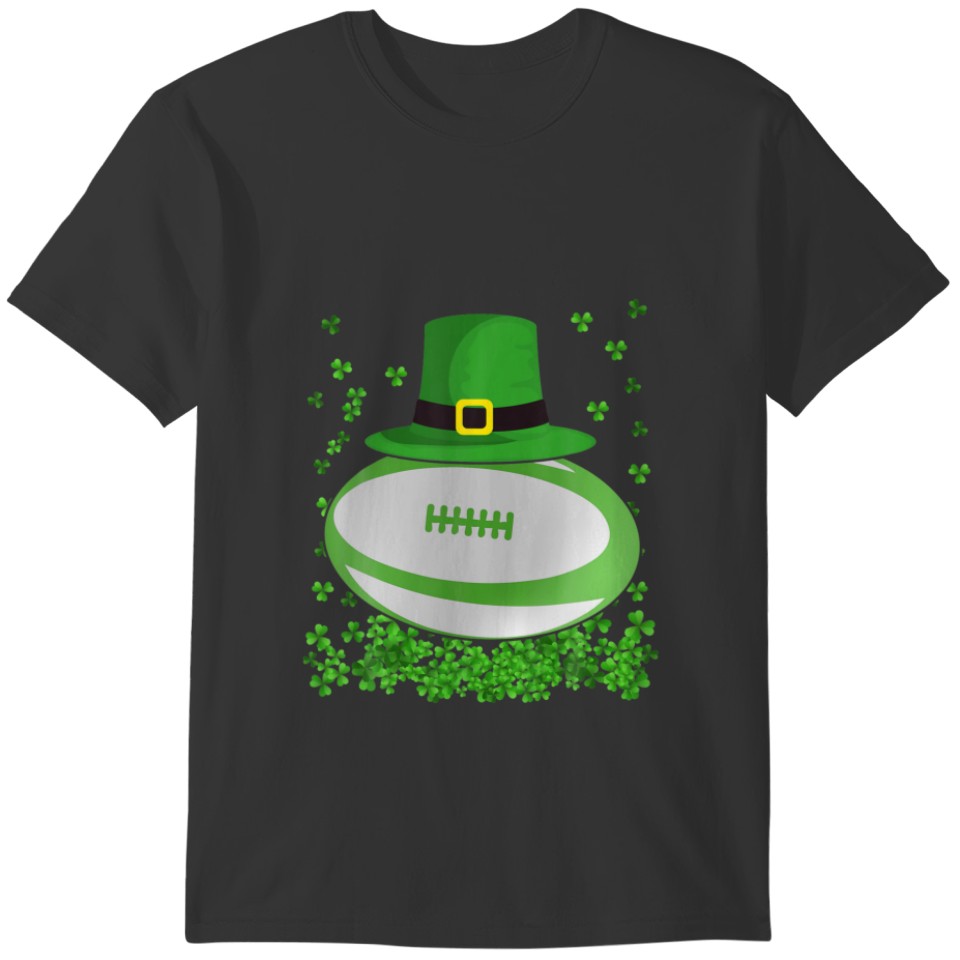 Retro Irish Rugby Shamrock Sports St. Patrick's Da T-shirt