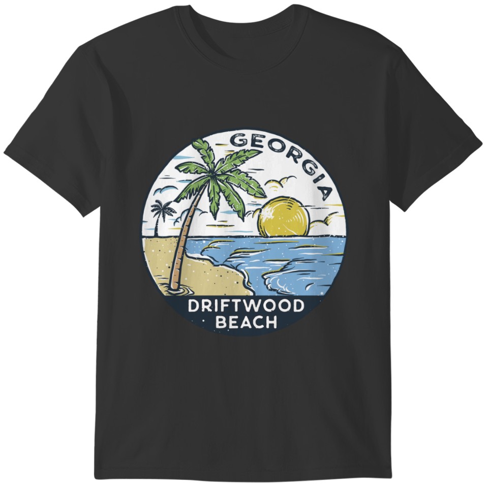 Driftwood Beach Georgia Vintage T-shirt