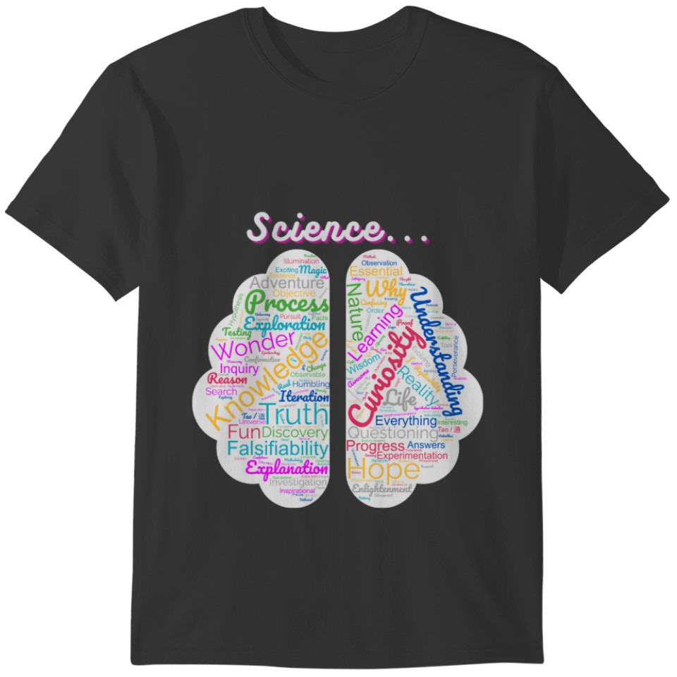 Brainy Science Words T-shirt