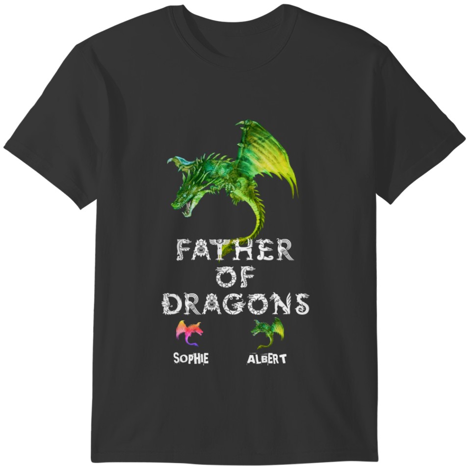 Trendy Father of Dragons Father's Day T-shirt