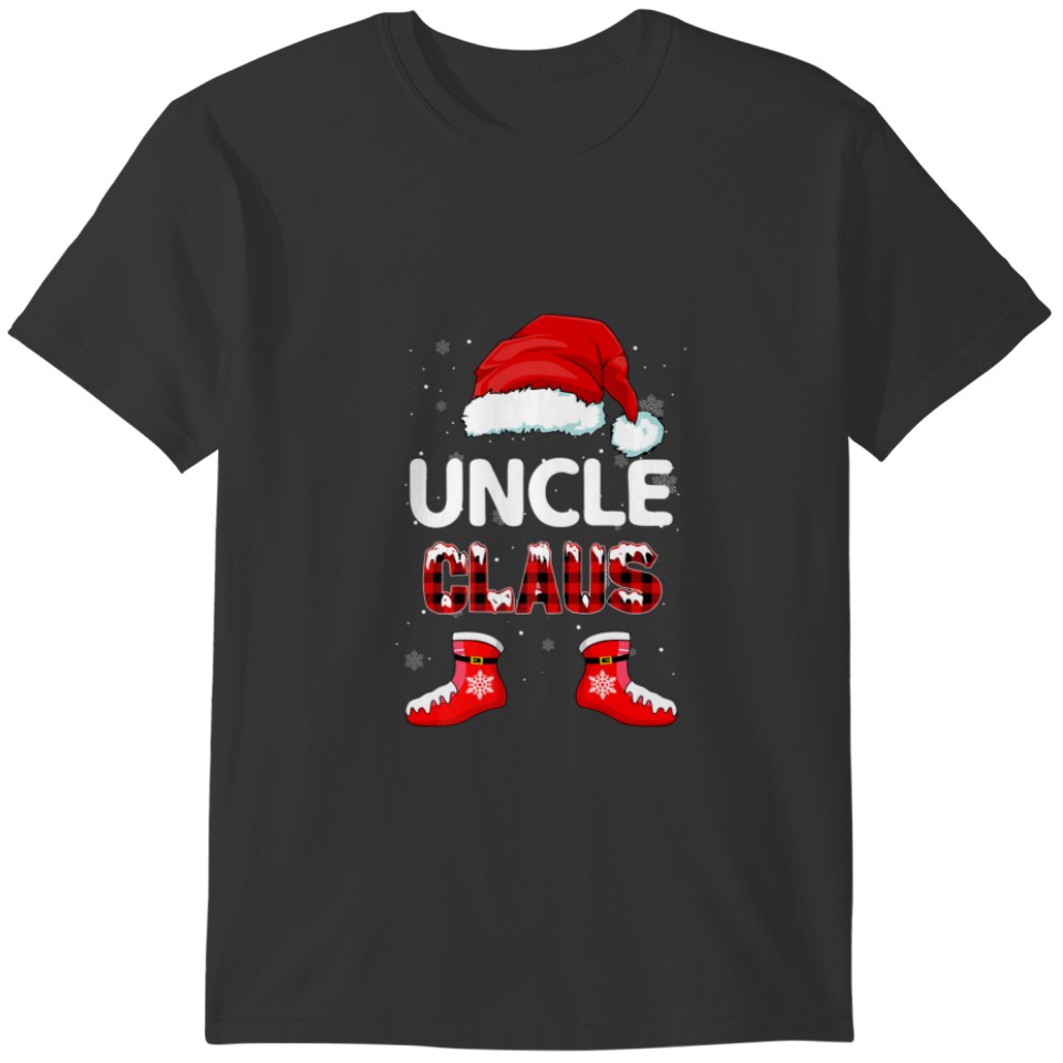 Funny Uncle Santa Claus Christmas Matching Family T-shirt