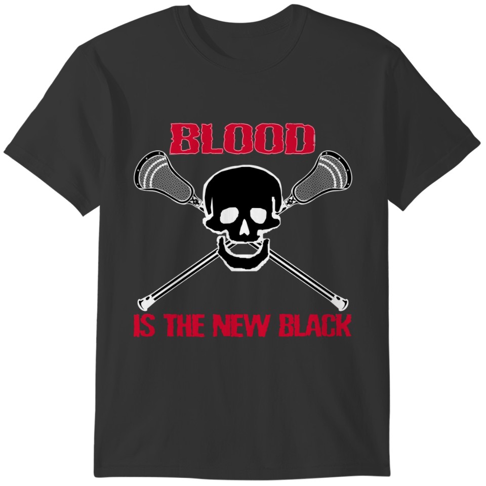 Lacrosse BlackBlood white T-shirt