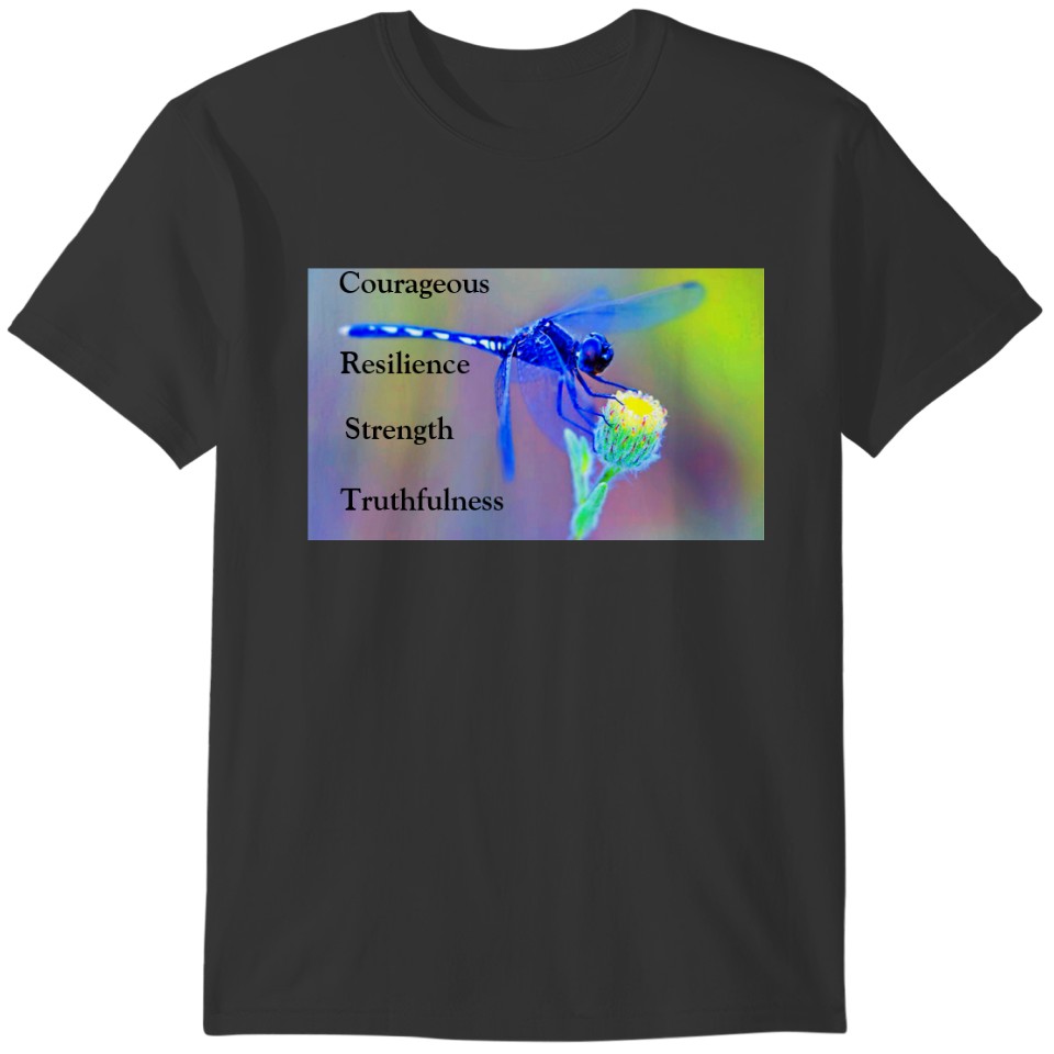Blue Dragonfly Spirit Traits T-shirt