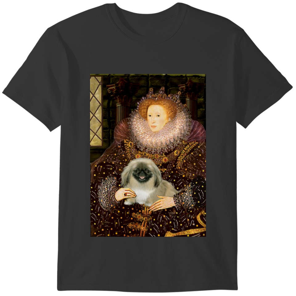 Queen Elizabeth I - Pekingese T-shirt