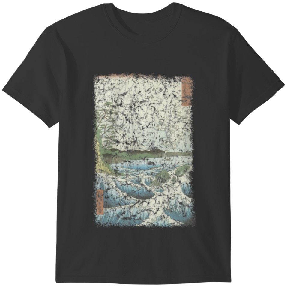 Ocean waves and Mt Fuji T-shirt