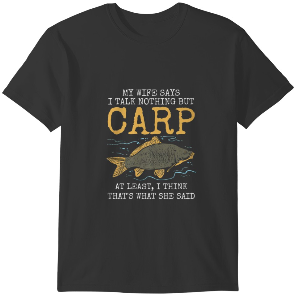Carp Husband Wife - Funny Carps Fishing Angler Ang T-shirt