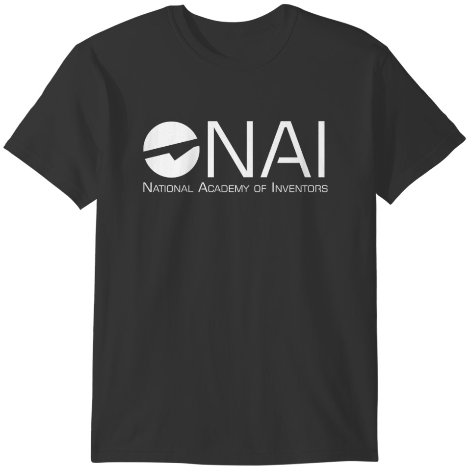 Women's Black V-Neck NAI Small Logo T-shirt