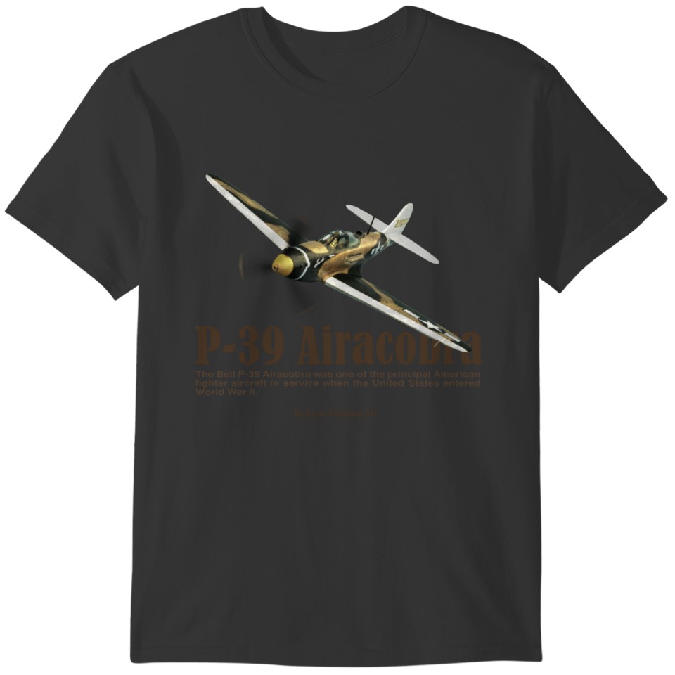 Aviation Art  “P-39 Airacobra" T-shirt