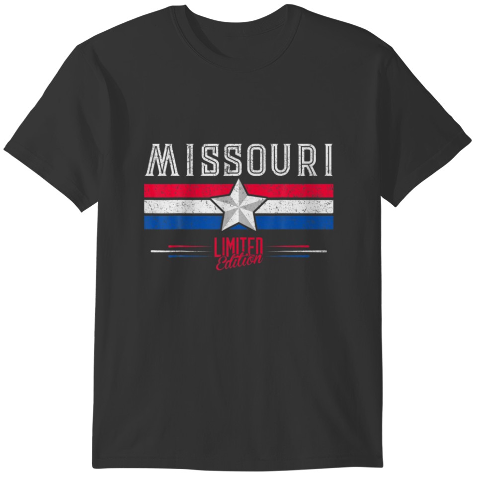 Missouri Retro Vintage Gift Women Men T-shirt