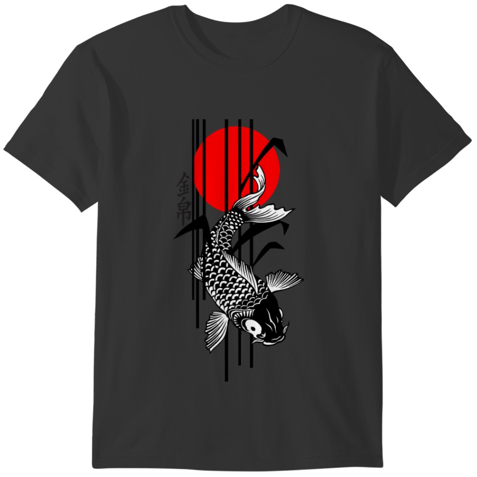 Bamboo Design - Nishikigoi - Koi Fish 3 T-shirt