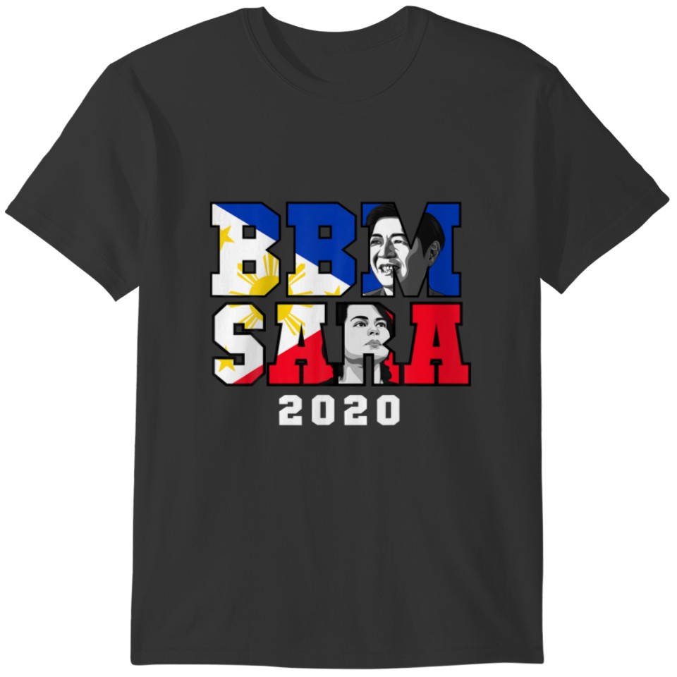 BBM Sara 2022 President Red Duterte Inday Marcos B T-shirt