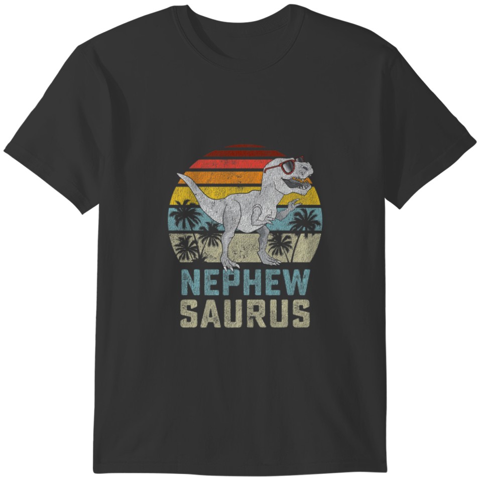 Nephewsaurus T Rex Dinosaur Nephew Saurus Family M T-shirt